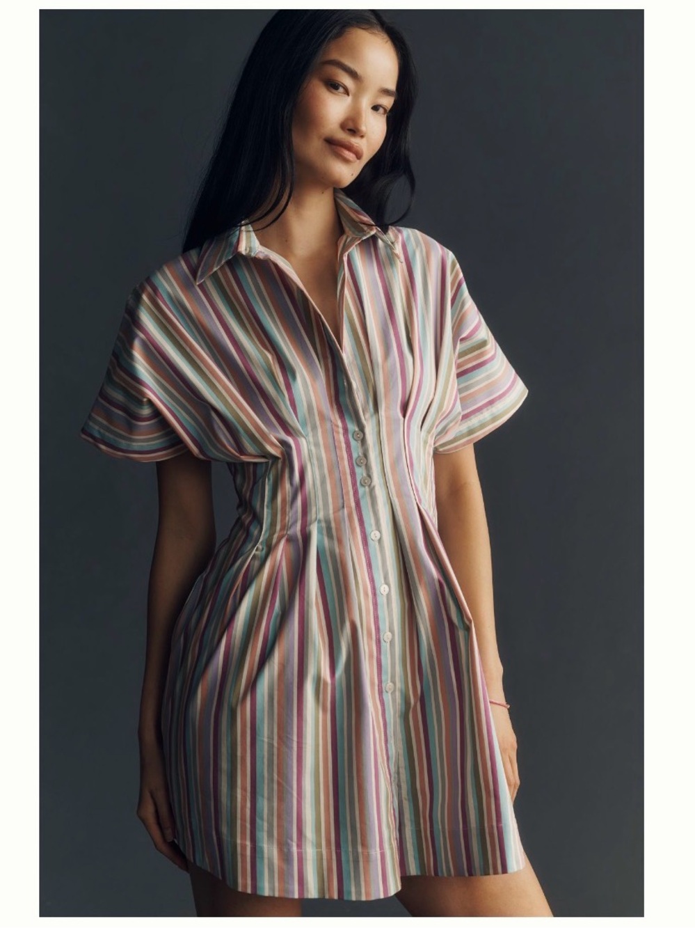 Tobie Mini Shirtdress by Exquise